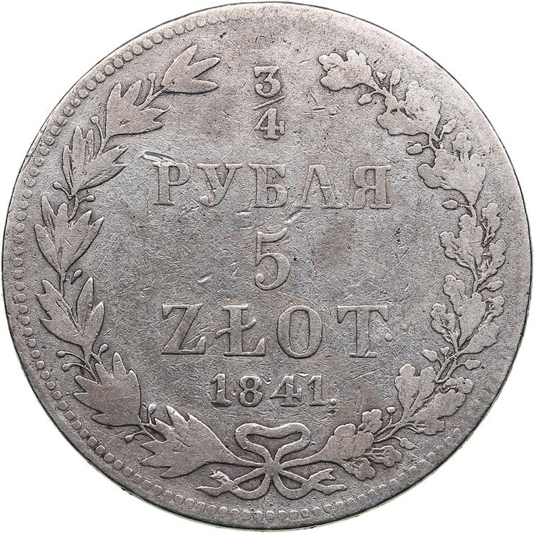 Russia, Poland 3/4 roubles - 5 ... 