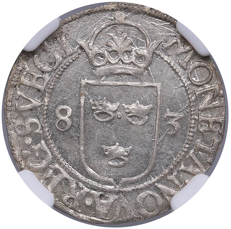 Sweden 1/2 öre 1583 - Johan III ... 