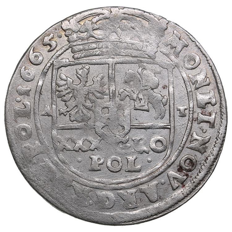 Poland Tymf 1665 - John II Casimir ... 
