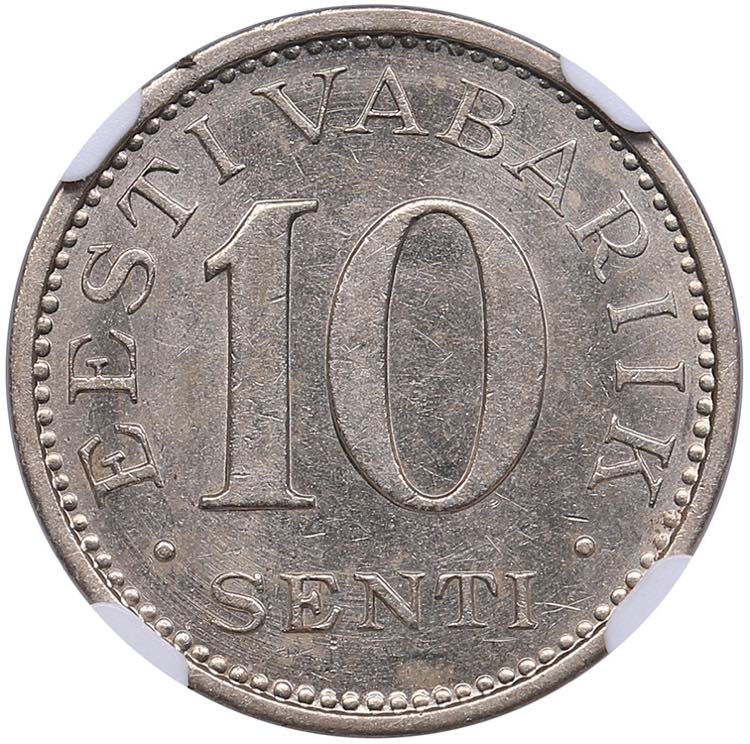 Estonia 10 senti 1931 - NGC MS ... 