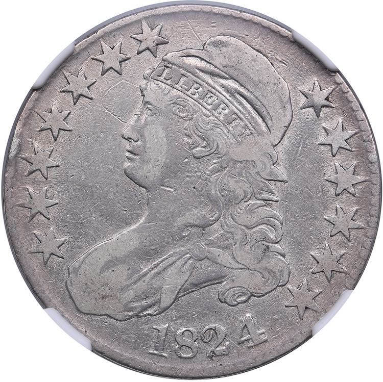 USA 50 cents 1824 - NGC VF ... 