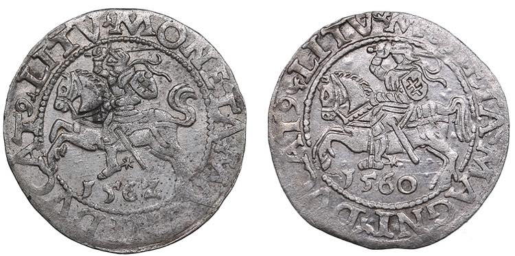Poland-Lithuania 1/2 grosz 1560, ... 