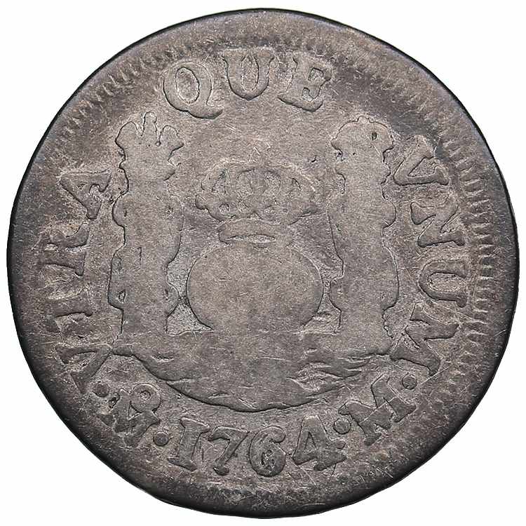 Mexico 1 Real 1764 3.21g. F/F