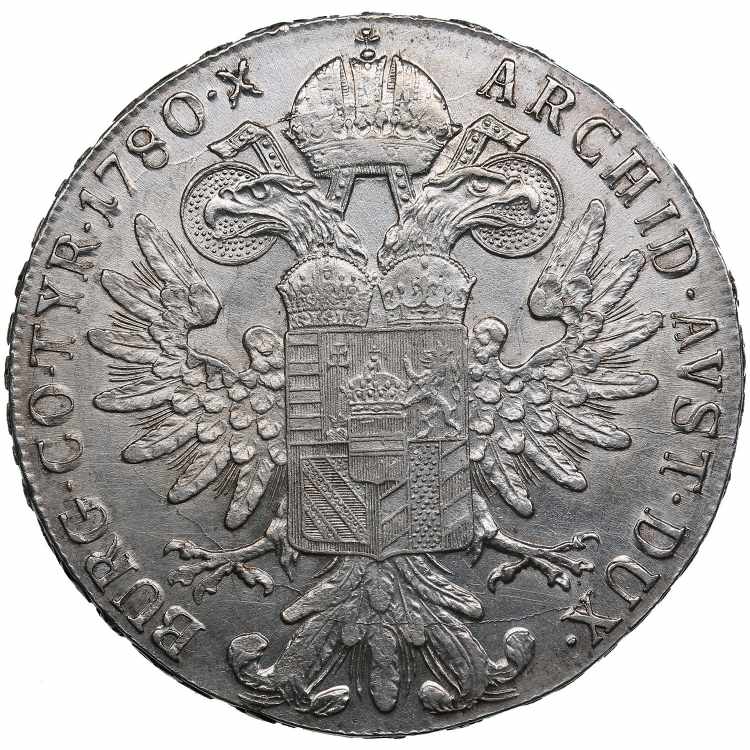 Austria 1 thaler 1780 28.00g. XF/AU