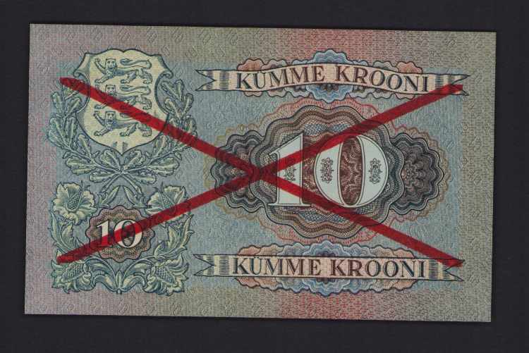 Estonia 10 krooni 1928 - Specimen ... 