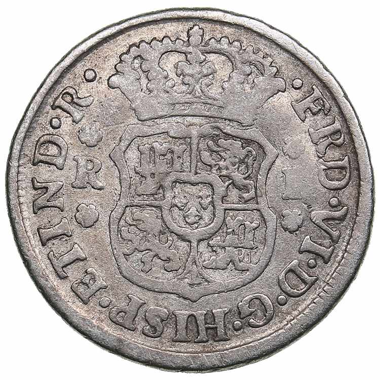 Mexico 1 Real 1748 3.14g. F/VF