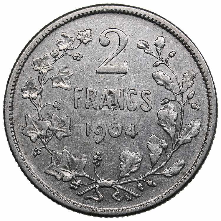 Belgium 2 francs 1904 - Léopold ... 