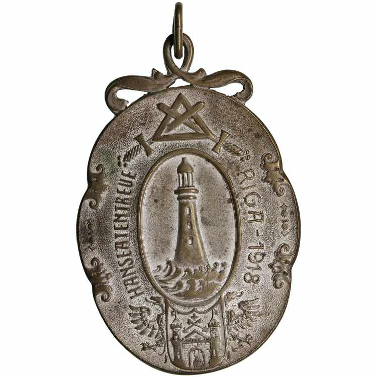 Latvia medal Hanseatentreue Riga - ... 