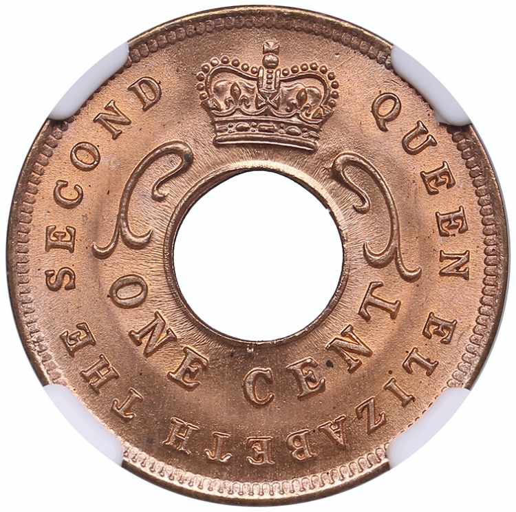British East Africa 1 cent 1956 H ... 