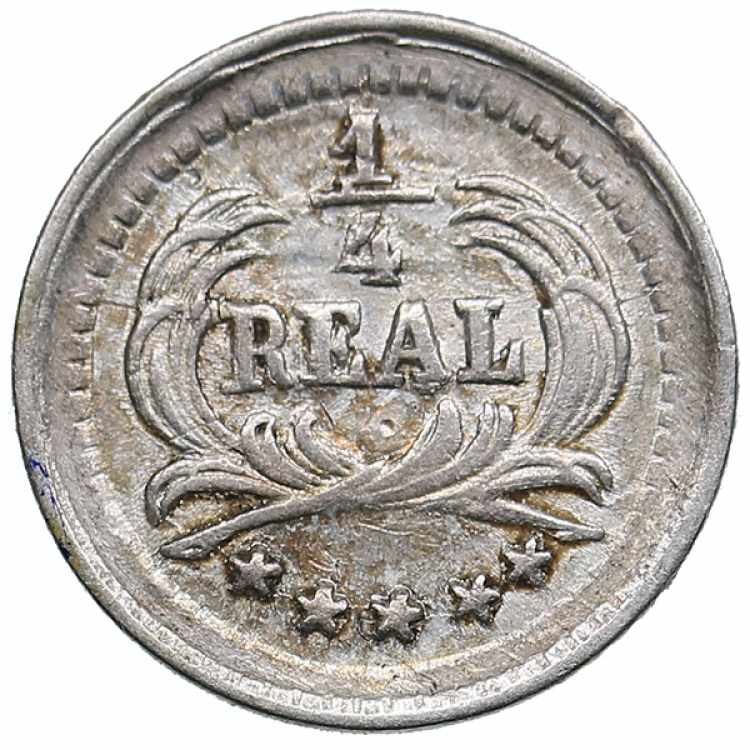 Guatemala 1/4 real 1890 0.64g. ... 