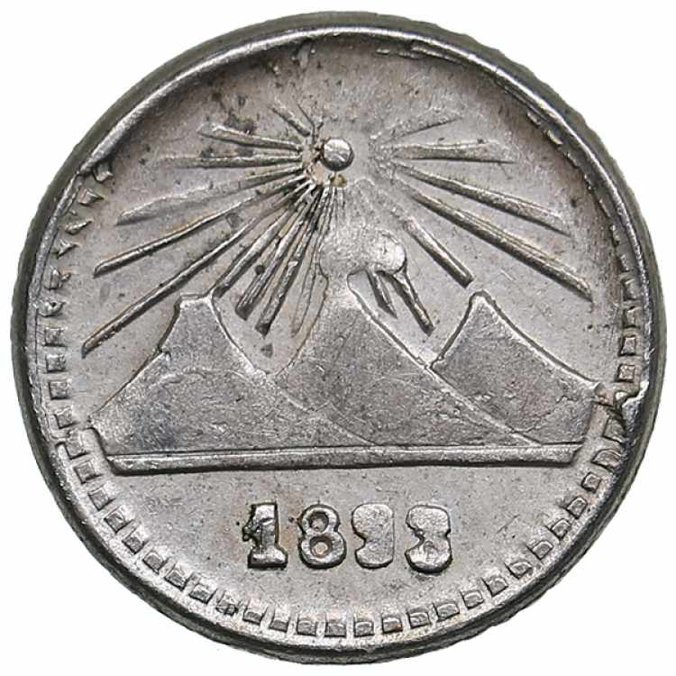 Guatemala 1/4 real 1893 0.73g. ... 