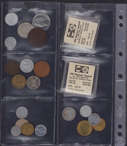 Coin Lots: Italy, Czechoslovakia, ... 