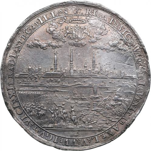 Latvia, Sweden Medal - Gustav II ... 