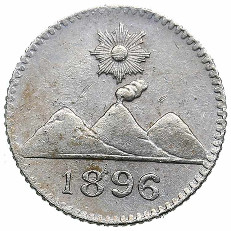 Guatemala 1/4 real 1896 0.77g. ... 