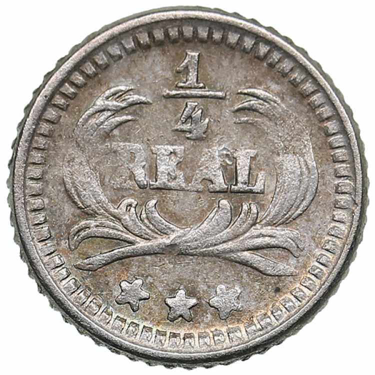 Guatemala 1/4 real 1893 0.80g. ... 