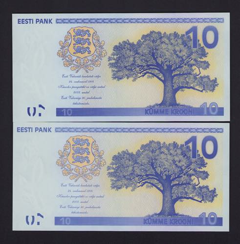 Estonia 10 krooni 2008 (2) ... 