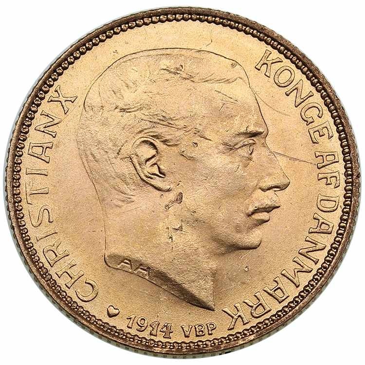 Denmark 20 kroner 1914 8.96 g. ... 
