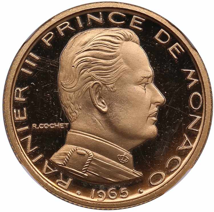 Monaco 1/2 Franc 1965 (Essai) - ... 