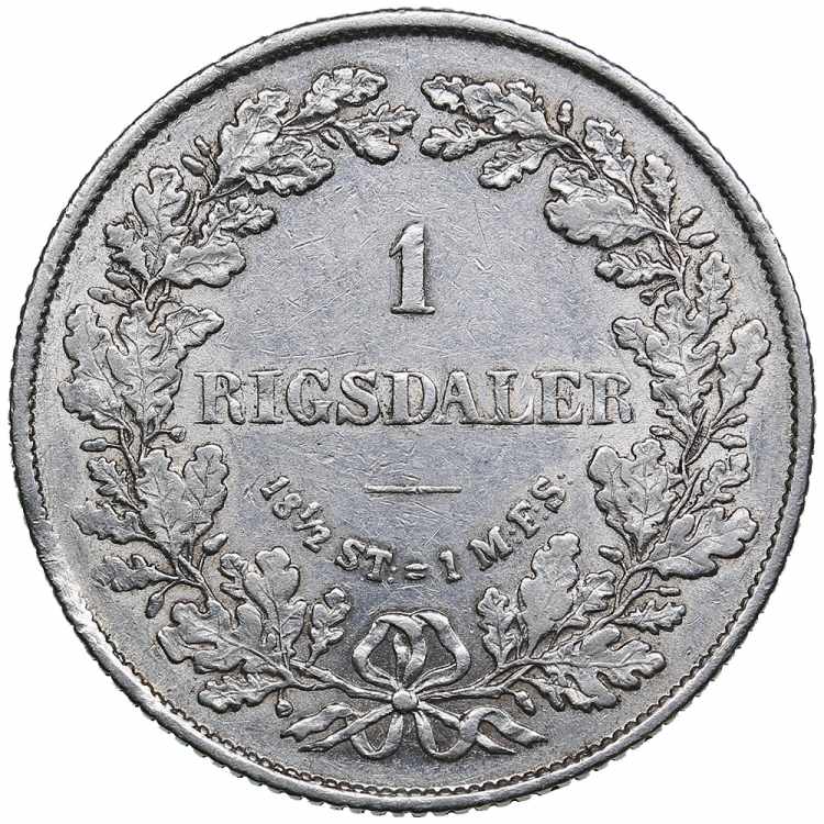 Denmark 1 rigsdaler 1855 - ... 
