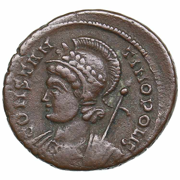Roman Empire Æ Nummus - ... 