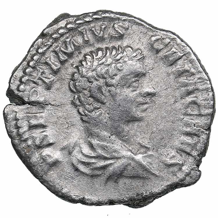 Roman Empire AR Denarius - Geta, ... 