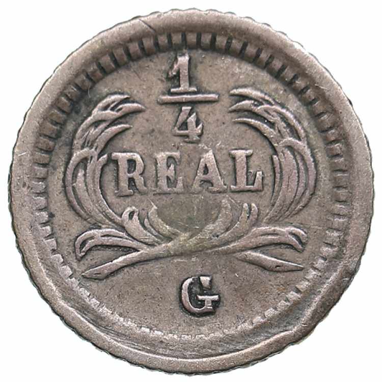 Guatemala 1/4 real 1878 0.75g. ... 