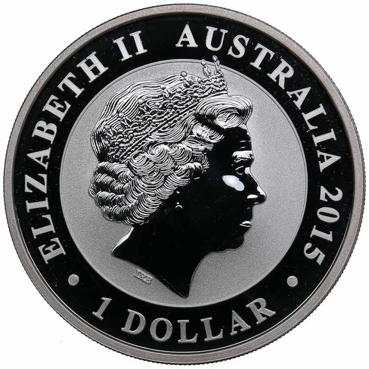 Australia 1 dollar 2015 31.32g. ... 
