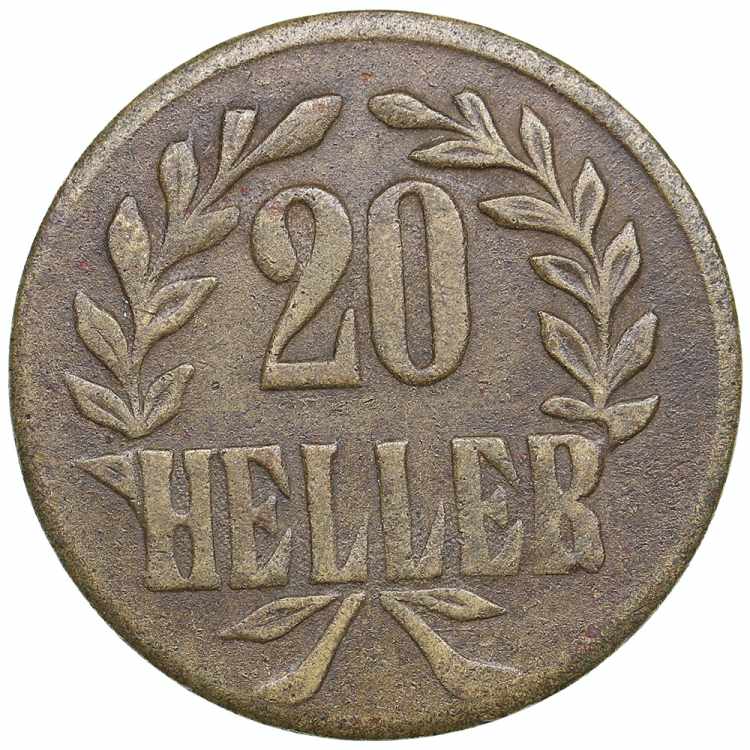 German East Africa 20 heller 1916 ... 