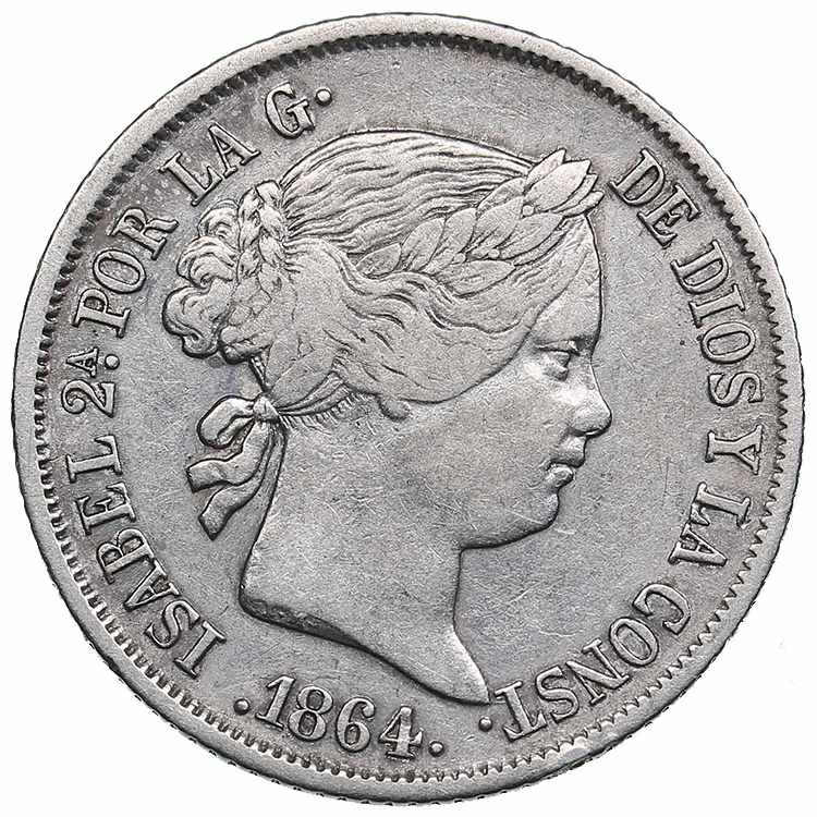 Spain 40 Centimos de Escudo 1868 - ... 