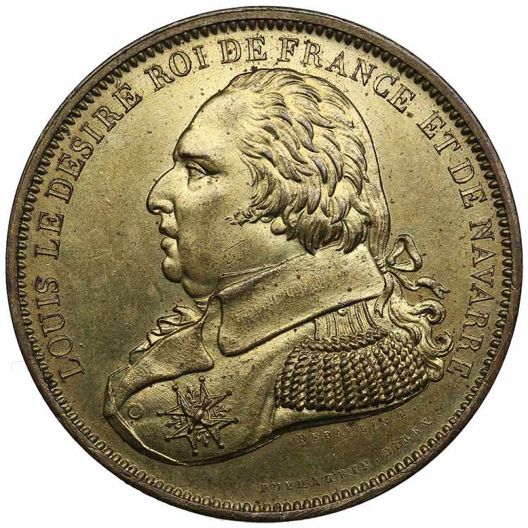 France Medal 1824 - Louis XVIII ... 