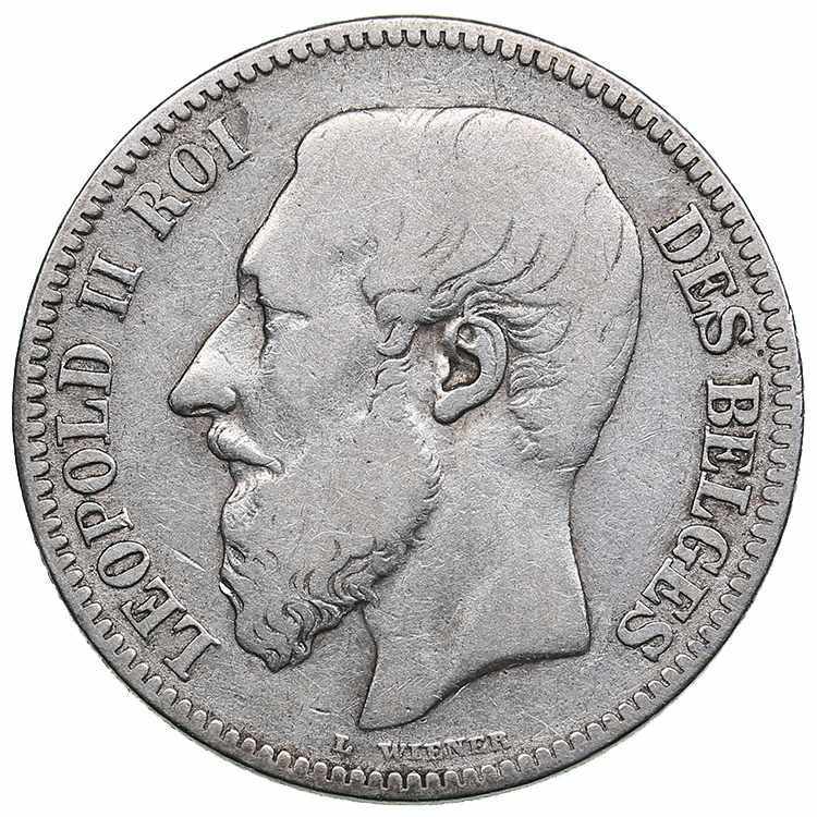 Belgium 2 francs 1867 - Léopold ... 