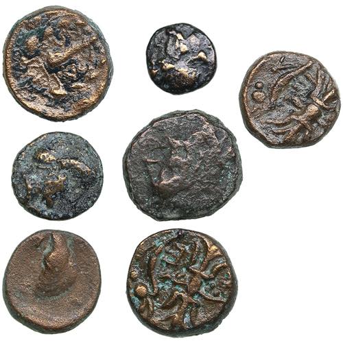 Greek Æ coins 7-14mm (7) Various ... 
