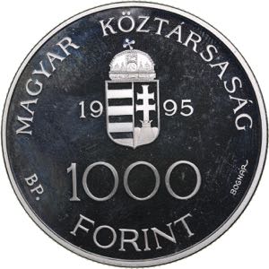 Hungary 1000 forint 1995
31.69 g. PROOF ... 