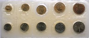 Russia - USSR Coins set 1970 Rare!