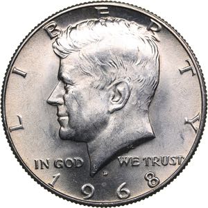 USA 1/2 dollar ... 