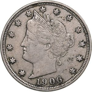 USA 5 cents 1906
4.98 g. ... 