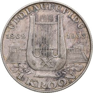 Estonia 1 kroon 1933 ... 