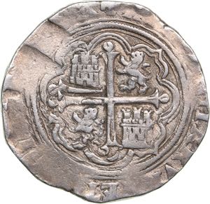 Spain 4 reales ND - Philipp II
13.52 g. XF/XF