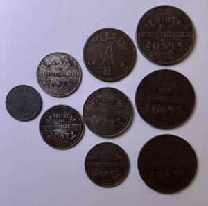 Germany - Russia (OST), Finland coins (9)
(9)