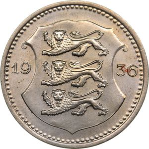 Estonia 50 senti 1936
7.46 g. XF/UNC Mint ... 