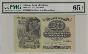 Estonia 20 krooni 1932 ... 