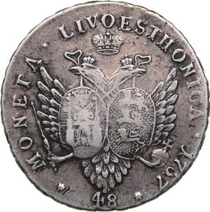 Russia - Livonia & Estonia 48 kopecks 1757 - ... 