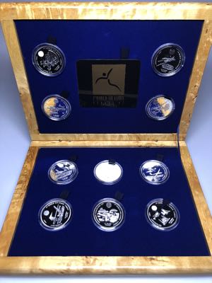 1st World Air Games - Turkey 1997 coins set ... 