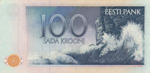Estonia 100 krooni 1991 AU