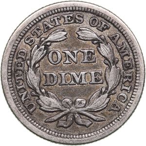 USA one dime 1853
2.43 g. VF/VF+