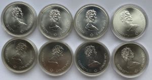 Canada lot of silver coins - Olympics (8)
(8)