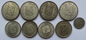Finland lot of coins ... 