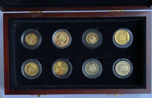 Wold lot of gold coins and gold medal - ... 