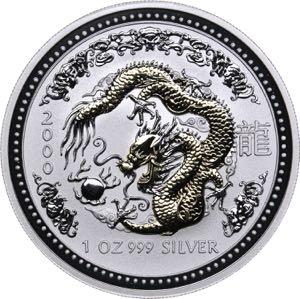 Australia 1 dollar 2000
31.55 g. BU