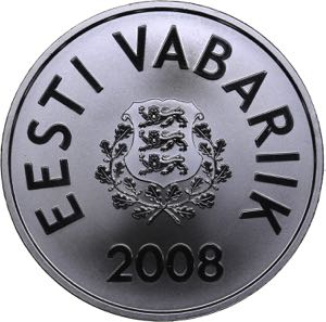 Estonia 10 krooni 2008 - Olympics
28.28 g. ... 